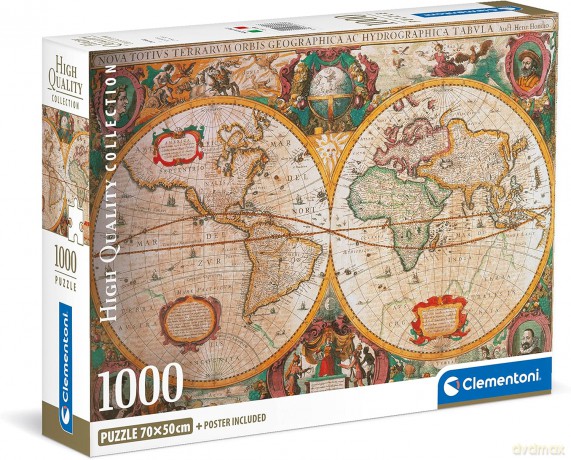 CLEMENTONI 1000 el. Compact Mappa Antica [PUZZLE]