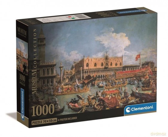 CLEMENTONI 1000 el. Compact Museum [PUZZLE]