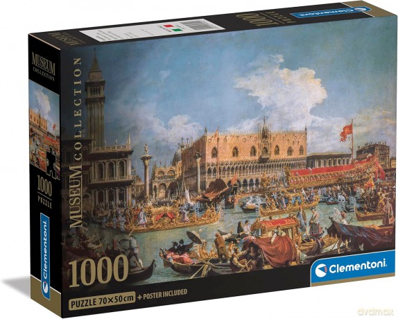 CLEMENTONI 1000 el. Compact Museum [PUZZLE]
