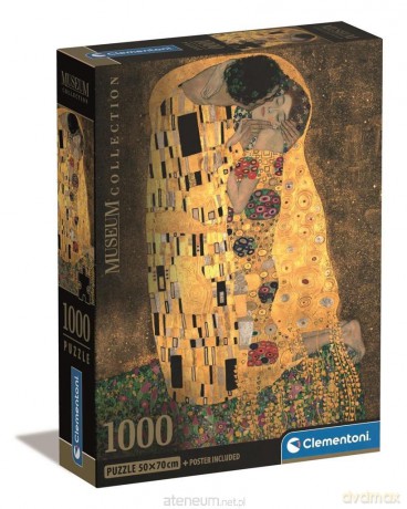 CLEMENTONI 1000 el. Compact Museum Il Bacio [PUZZLE]