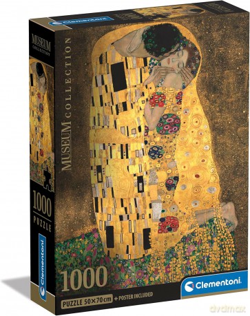 CLEMENTONI 1000 el. Compact Museum Il Bacio [PUZZLE]