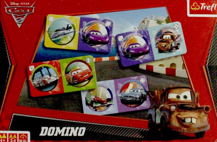 TREFL DOMINO Auta 2 (Cars 2) (Disney) 00658 [GRA]