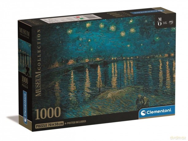 CLEMENTONI 1000 el. Compact Museum Orsay Van Gogh [PUZZLE]