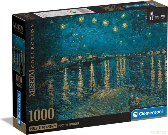 CLEMENTONI 1000 el. Compact Museum Orsay Van Gogh [PUZZLE]