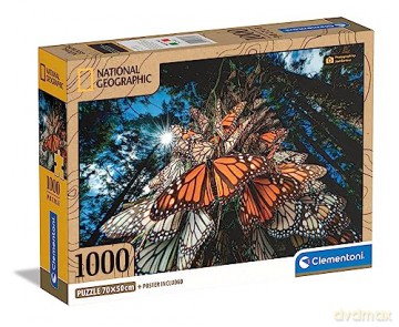 CLEMENTONI 1000 el. Compact National Geographic [PUZZLE]
