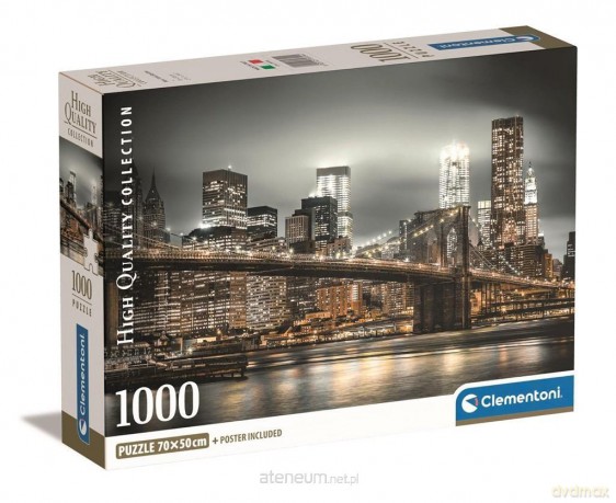 CLEMENTONI 1000 el. Compact New York skyline [PUZZLE]