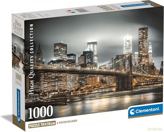 CLEMENTONI 1000 el. Compact New York skyline [PUZZLE]