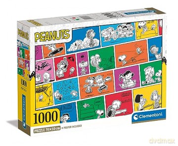 CLEMENTONI 1000 el. Compact Peanuts [PUZZLE]