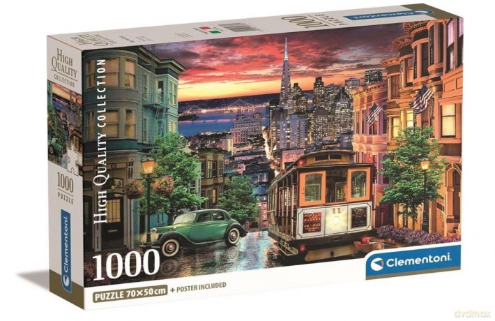 CLEMENTONI 1000 el. Compact San Francisco [PUZZLE]