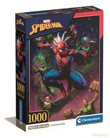 CLEMENTONI 1000 el. Compact Spiderman [PUZZLE]