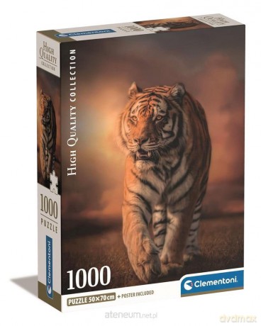 CLEMENTONI 1000 el. Compact Tiger [PUZZLE]