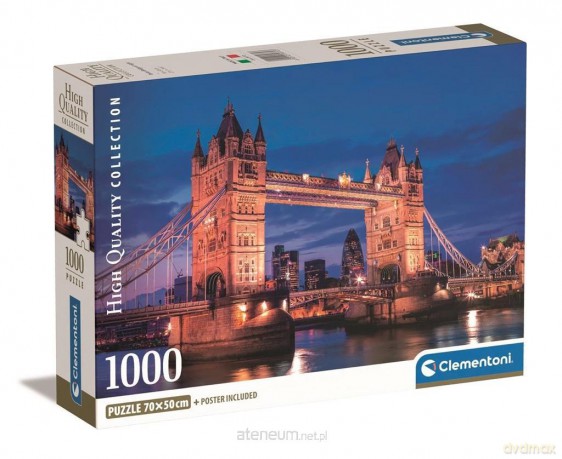 CLEMENTONI 1000 el. Compact Tower Bridge at night [PUZZLE]