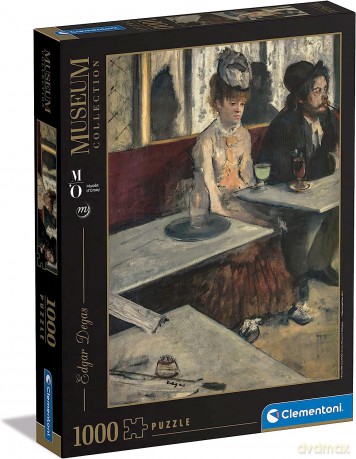 CLEMENTONI 1000 el. Musseum Degas Dans un cafe [PUZZLE]