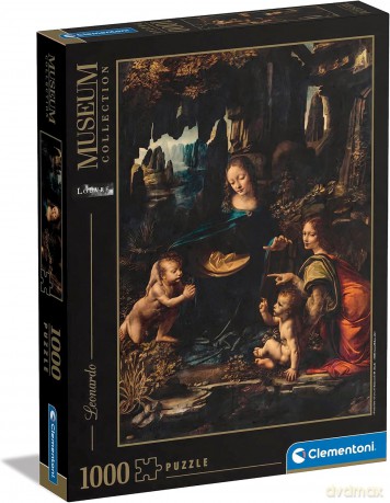 CLEMENTONI 1000 el. Musseum The Virgin of the Rocks [PUZZLE]