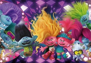 CLEMENTONI 104 el. Brilliant Trolls 3 [PUZZLE]
