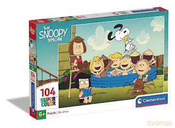 CLEMENTONI 104 el. Super Kolor Peanuts [PUZZLE]