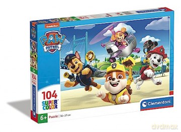 CLEMENTONI 104 el. Super Kolor Psi Patrol [PUZZLE]