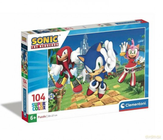 CLEMENTONI 104 el. Super Kolor Sonic [PUZZLE]