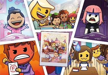 CLEMENTONI 180 el. Super Kolor Emojii Town [PUZZLE]