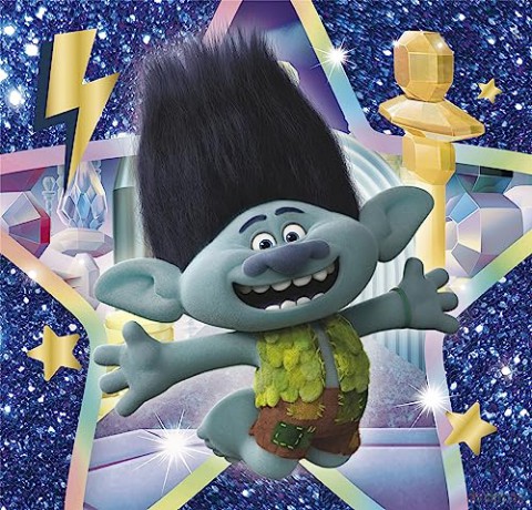 CLEMENTONI 3x48 el. Super Kolor Trolls 3 [PUZZLE]