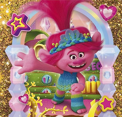 CLEMENTONI 3x48 el. Super Kolor Trolls 3 [PUZZLE]