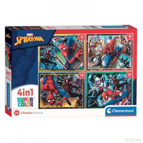 CLEMENTONI 4w1 Super Kolor Marvel [PUZZLE]