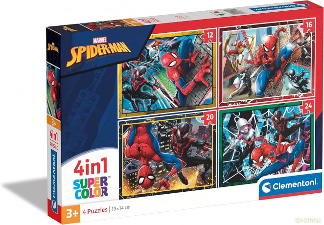 CLEMENTONI 4w1 Super Kolor Marvel [PUZZLE]