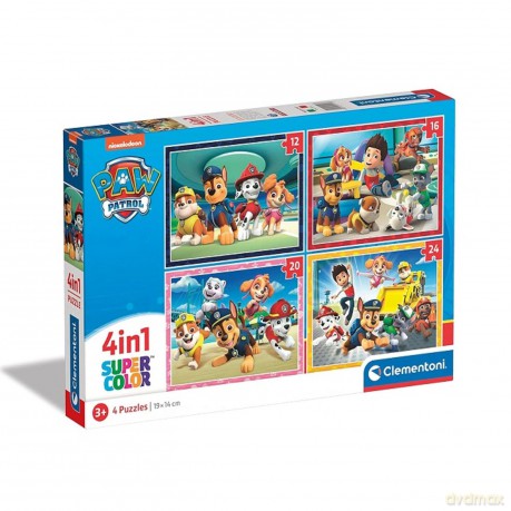 CLEMENTONI 4w1 Super Kolor Paw Patrol [PUZZLE]