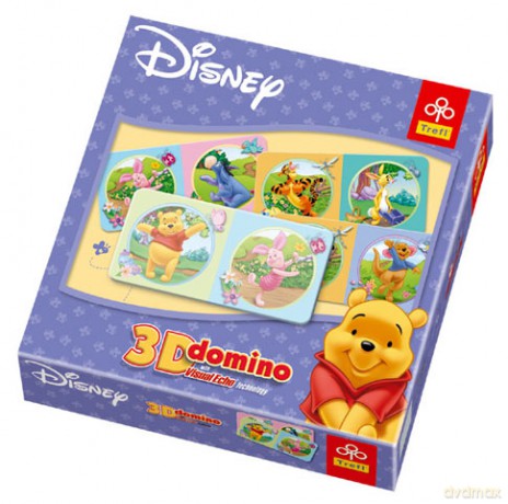 TREFL DOMINO 3D Kubuś Puchatek (Disney) [GRA]