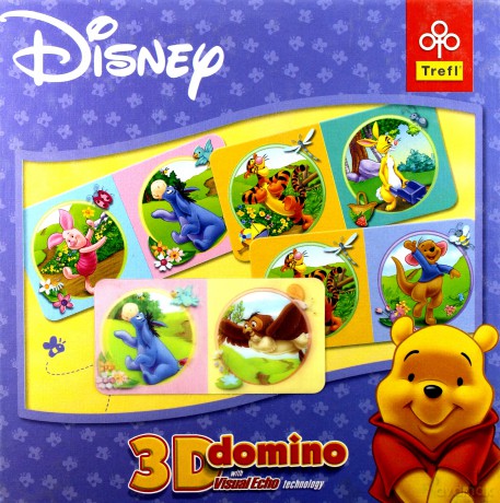 TREFL DOMINO 3D Kubuś Puchatek (Disney) [GRA]