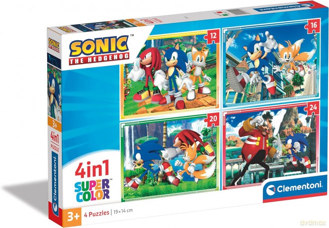 Clementoni Puzzle 4w1 Sonic 21522