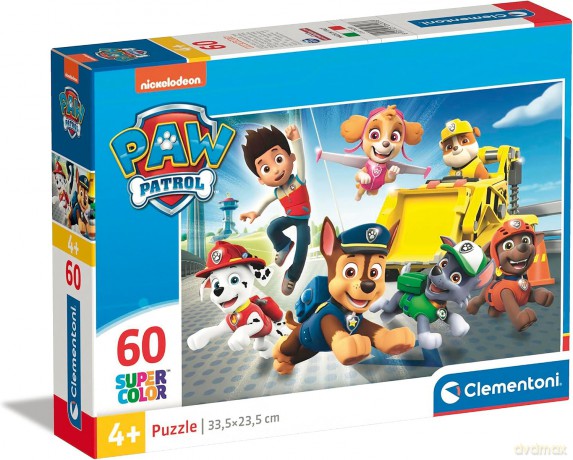 CLEMENTONI 60 el.Super Kolor Paw Patrol [PUZZLE]