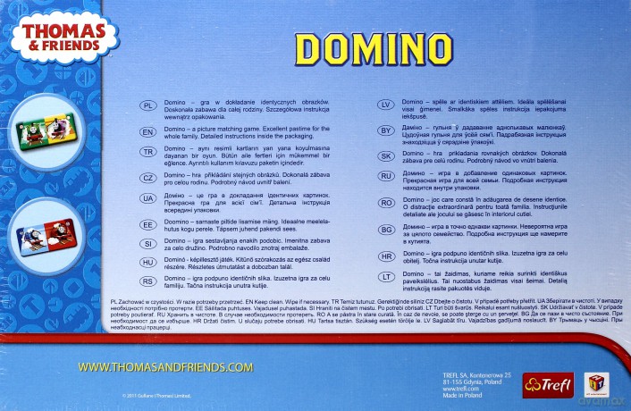 TREFL Domino Tomek i Przyjaciele 00783 [GRA]