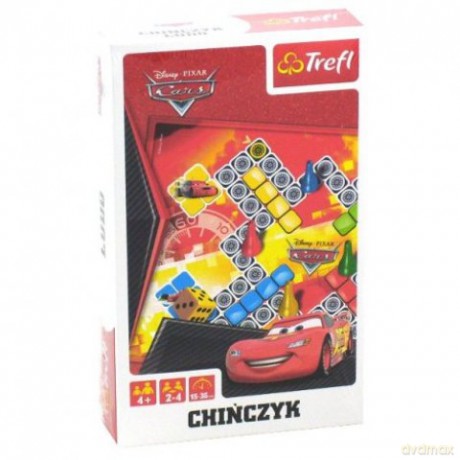 TREFL Podróżna Chińczyk Auta (Cars) (Disney) 00776 [GRA]