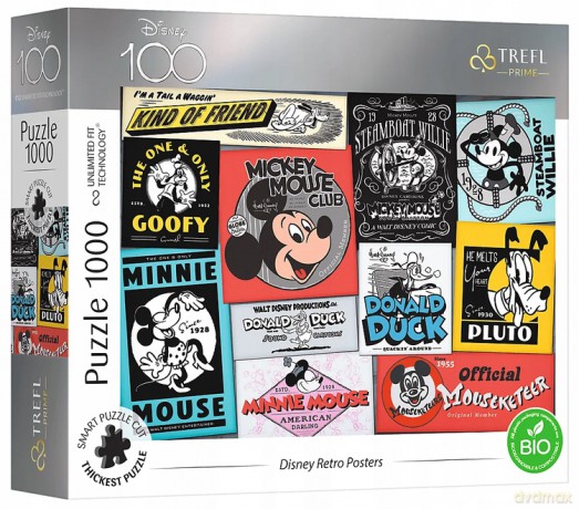 TREFL 1000 el. Disney Retro Posters [PUZZLE]