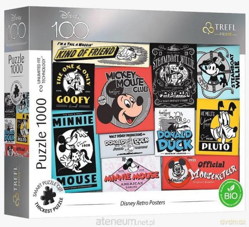 TREFL 1000 el. Disney Retro Posters [PUZZLE]