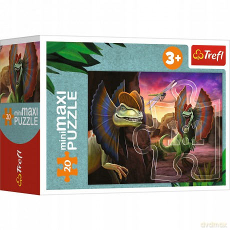 TREFL 20 el. miniMaxi Poznaj świat dinozaurów 1 [PUZZLE]