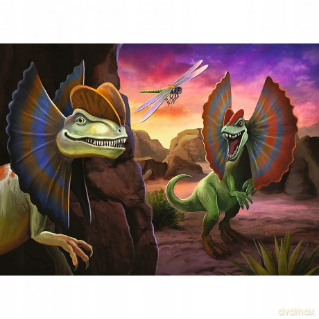 TREFL 20 el. miniMaxi Poznaj świat dinozaurów 1 [PUZZLE]