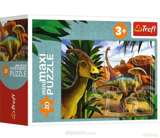 TREFL 20 el. miniMaxi Poznaj świat dinozaurów 2 [PUZZLE]