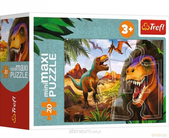 TREFL 20 el. miniMaxi Poznaj świat dinozaurów 3 [PUZZLE]
