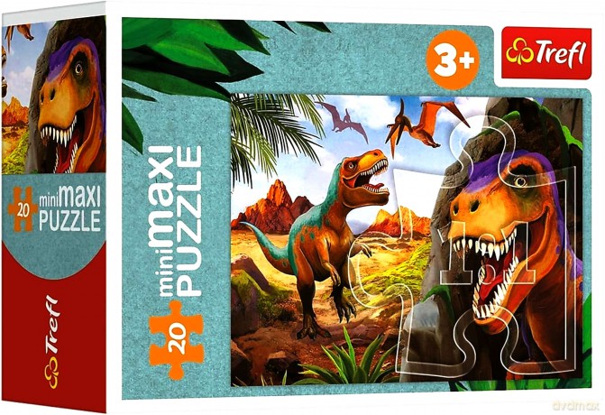 TREFL 20 el. miniMaxi Poznaj świat dinozaurów 3 [PUZZLE]