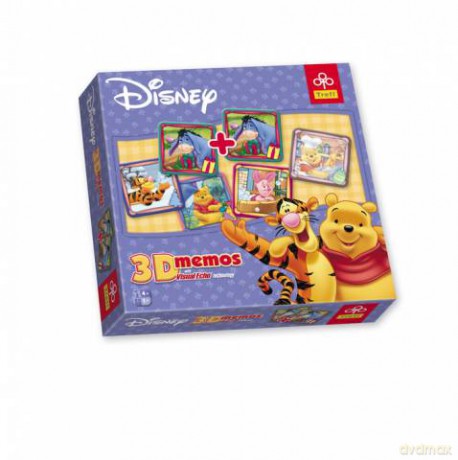 TREFL memo 3D Kubuś Puchatek (Disney) [GRA]