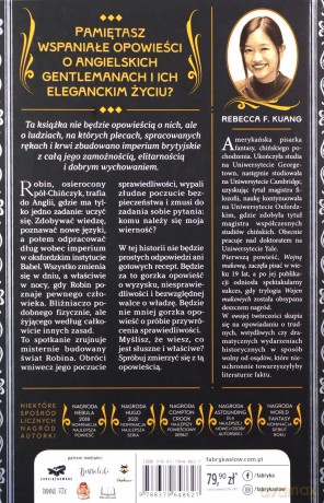 Babel czyli o konieczności przemocy - R.F. Kuang [KSIĄŻKA]