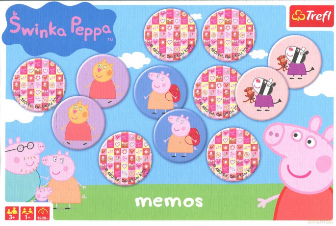 TREFL Memo Świnka Peppa (00616) [GRA]