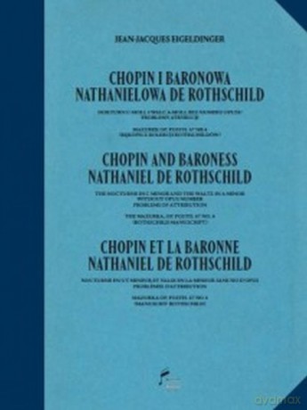 Chopin i Baronowa Nathanielowa de Rothschild - Jean Jacques Eigeldinger [KSIĄŻKA]