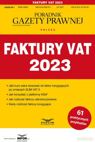 Faktury VAT 2023 [KSIĄŻKA]