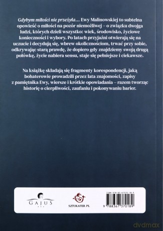 Gdybym miłości nie przeżyła - Ewa Malinowska [KSIĄŻKA]
