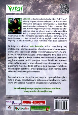Keto koktajle i inne przepisy na osiągnięcie zdrowej ketozy [KSIĄŻKA]