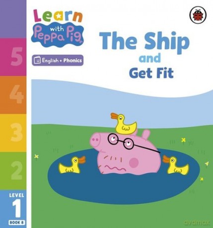 Learn with Peppa Peg Phonics Level 1 Book 8 The Ship and Get Fit [KSIĄŻKA]