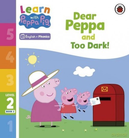 Learn with Peppa Phonics Level 2 Book 2 - Dear Peppa and Too Dark! Phonics Reader [KSIĄŻKA]